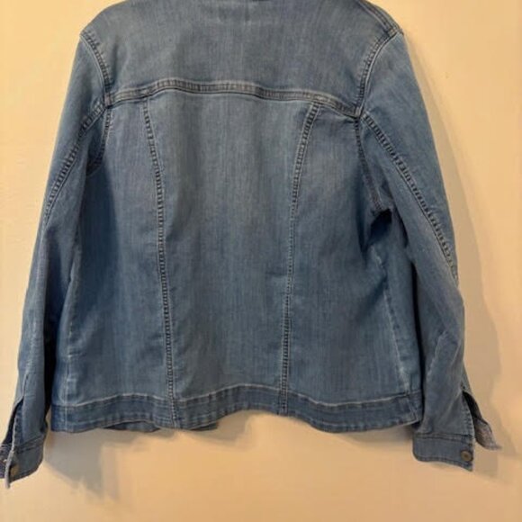 Croft and Barrow Jean Jacket Size XL - Picture 2 of 4